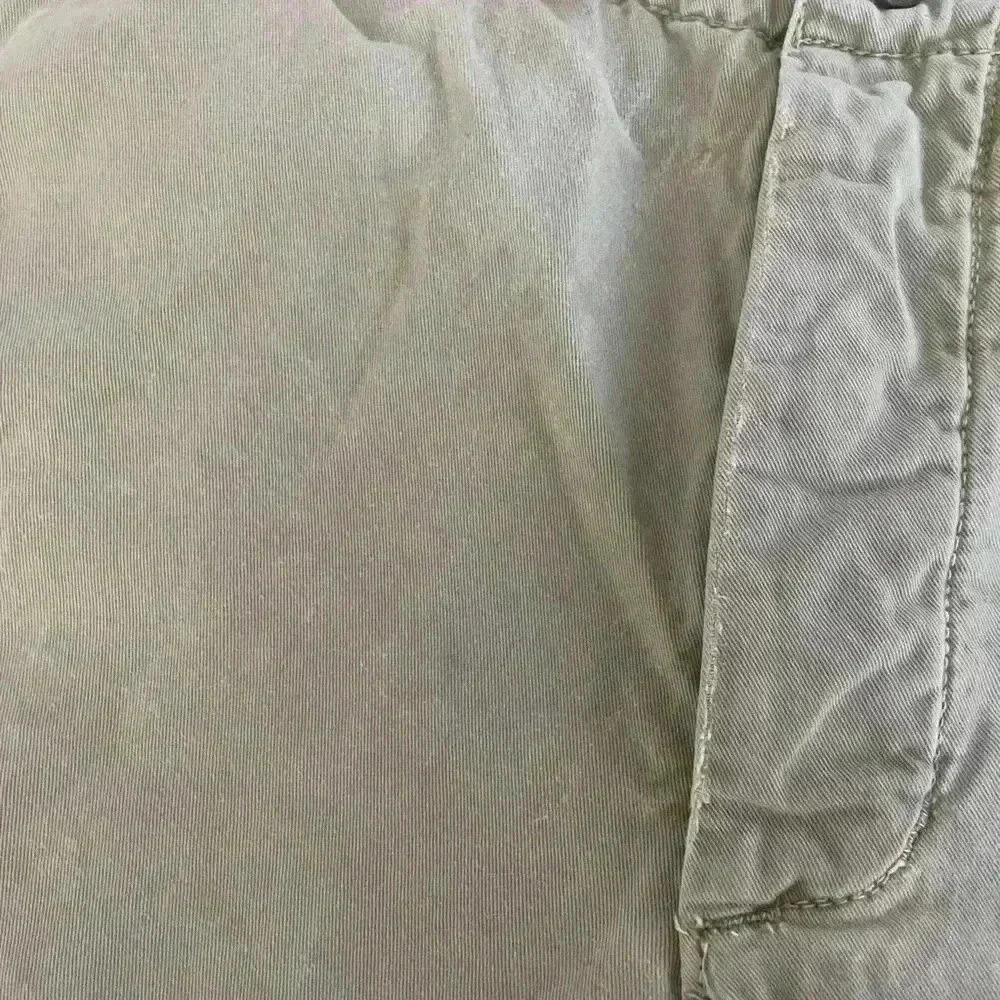 Abercrombie & Fitch Y2K Canvas Shorts Size 33 Buttonfly - Picture 7 of 9